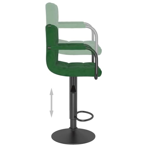 Tabouret de bar réglable avec repose-pieds lot de 2 - 8