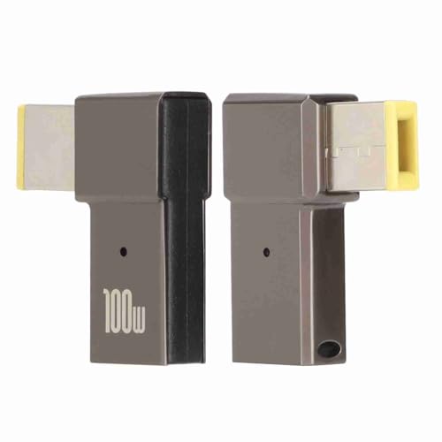 Estink Adaptador de Punta Delgada USB C a Ultrn, Convertidor de Carga PD Portátil, Material de Aleación de Aluminio para una Rápida Disipación del Calor, para Yoga Support Power Delivery PD Car