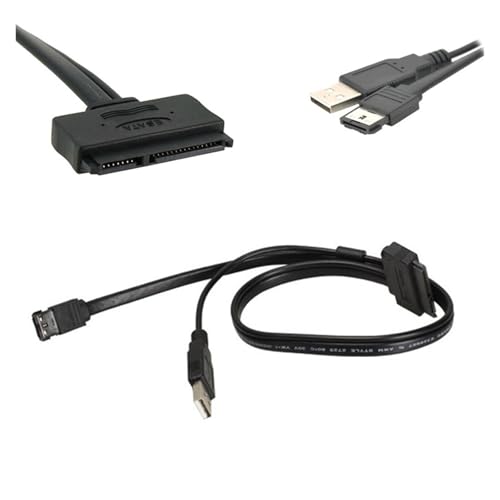 Cable divisor SATA 22Pin a ESATA con alimentación USB miniatura 7