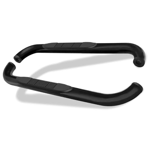 Barras de estribo negras 3 pulg para F0rd Ranger 1998-2011 miniatura 3