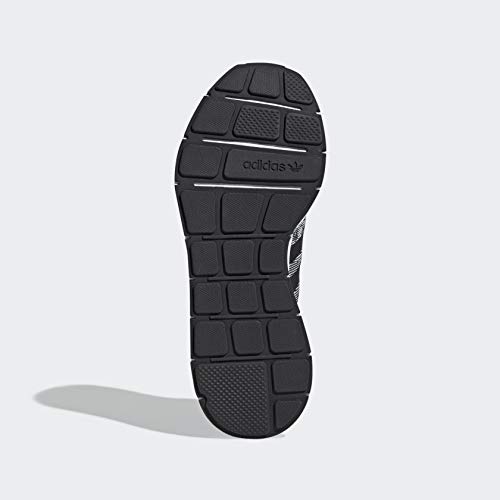 adidas Men's Swift Run Sneaker, Core White/Core White/Black, 104