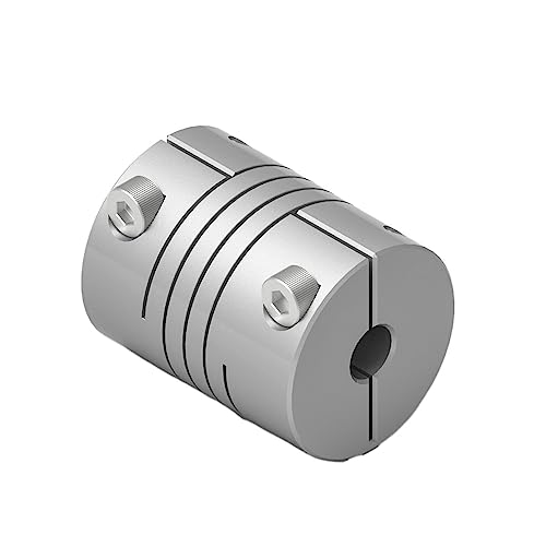 Rigid Coupling,Stainless Steel Rigid Coupling 1pcs D20L25 Aluminium CNC Flexible Shaft Couplings Coupler Couples 3D Printer Accessories(7mmx10mm)