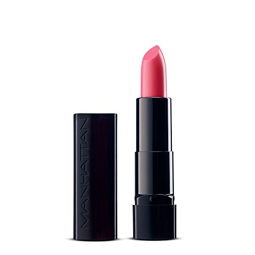 Manhattan All In One Lippenstift, Schimmernder Lipstick für langanhaltenden Glanz & intensive Farbe, Farbe Powder Princess 120, 1 x 4,5g