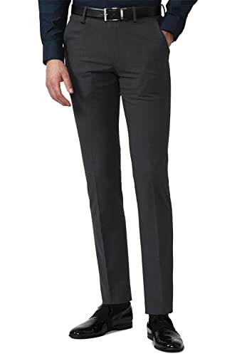 Image of Van Heusen Men Mid Rise Regular Fit Pants