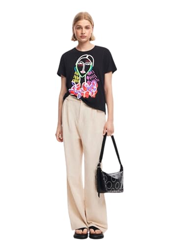 Camiseta estampado arty