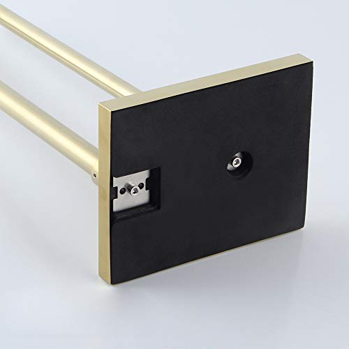 Gerzwy Sus 304 Stainless Steel Toilet Paper Holder Free Standing With Reserve, Rustproof Pedestal Lavatory Tissue Roll Holder Floor Stand Storage Brushed Gold Finish Dzy003-Bz #TOP6