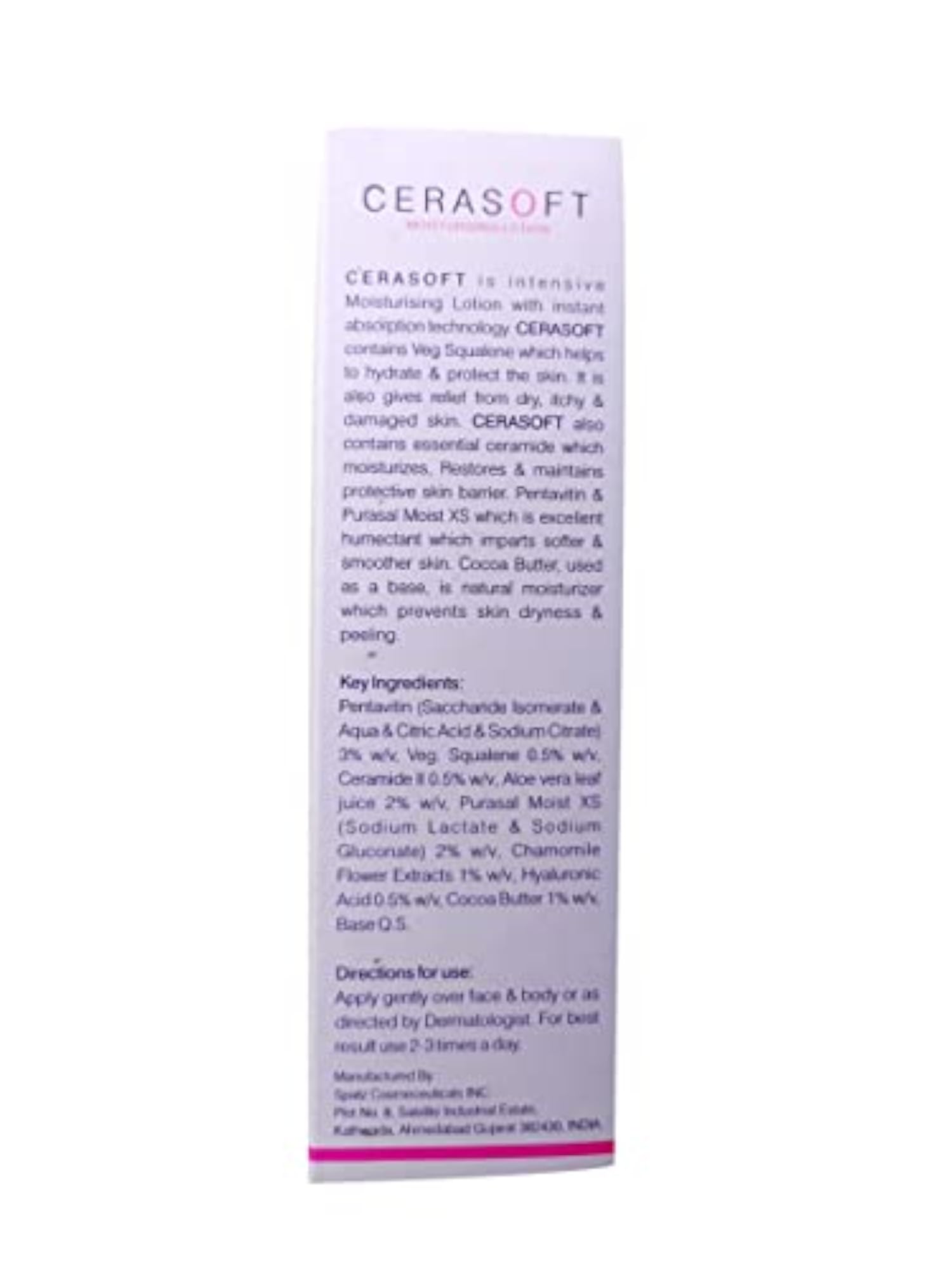 Cerasoft Moisturising Lotion, 100ml