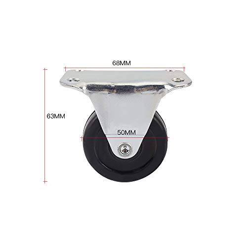 Roue en caoutchouc rigide anti-vibration pour support de machine - 4