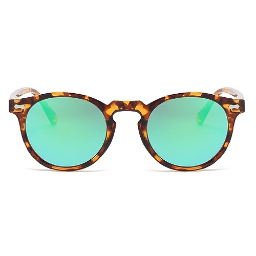 Image of Vintage Polarized Sunglasses for Men Women Round Retro Classic Fashion Eyewear UV400 Protection Sun Glasses