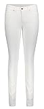 MAC Damen Straight Leg Jeanshose Dream Skinny, Gr. W38/L32 (Herstellergröße: 38/32), Weiß (white denim D010)