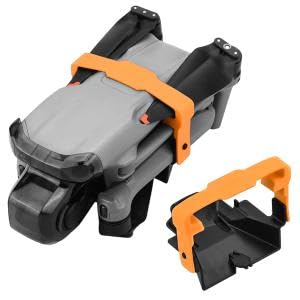 ZORBES® Compatible with AIR 3S Drone, Propeller Holder Propeller Organizer Soft Silicone Blade Strap Anti-Slip Snap Button Strap Protector,