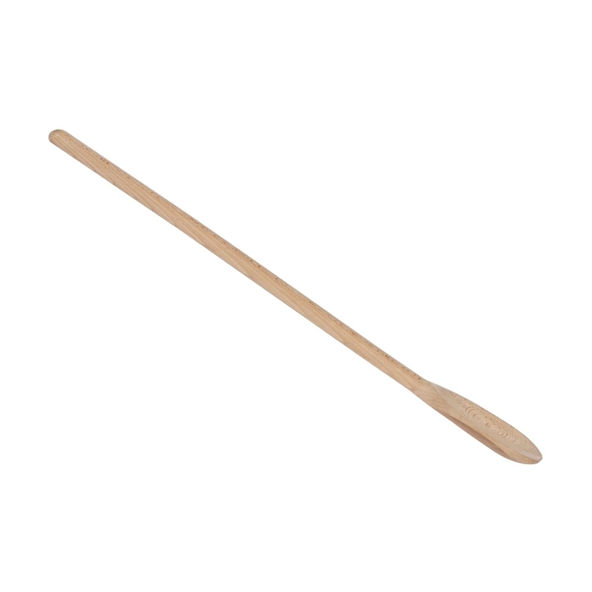 Bütic - Cucharón grande de madera ovalado - Profundo, longitud (cm): 100 cm de largo