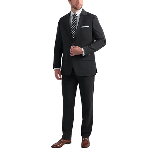 Hagger Men's JMH Premium Wool Tailored Fit Flat Front Suit Separates Pant3