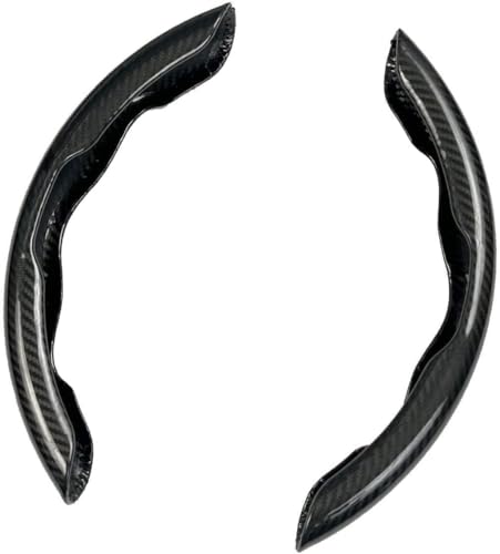 Protector de Volante para Ford Bronco Expedition Ranger Maverick Coche Cubierta Volante Cubierta Volante segmentada Antideslizante Fibra de Carbono