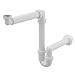 Produktbild AlcaPlast A434 Raumspar Siphon 5/4' x DN40 | für Waschtisch Unterschrank oder Waschbecken