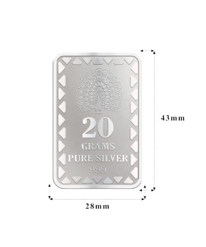 Image of Bhima Jewels Engraved Silver Bar 20g