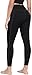MIRITY High Waist Yoga Leggings with Pockets for Women - Buttery Soft Workout Stretchy Yoga Pants Pack of 1 Black