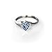 Ringmasters Blue Sparkle CTR LDS CTR Ring Choose the Right Faith Ring | Keepsake LDS Jewelry