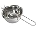 Pentola e Pentolino Bagnomaria,Pentolino Bagnomaria 600ml in Acciaio Inox per Cuocere al Vapore, Pentola per Far Fondere YANSHON Cioccolato, Caramelle, Burro, Formaggio e Candele ecc(Acciaio Inox 304)