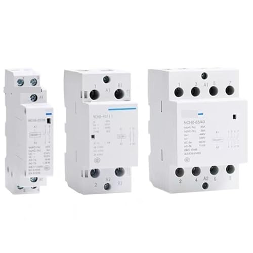 Contacteur NCH8-40 1NO1NC CA 220V rail DIN pour gestion chauffage et chauffe-eau