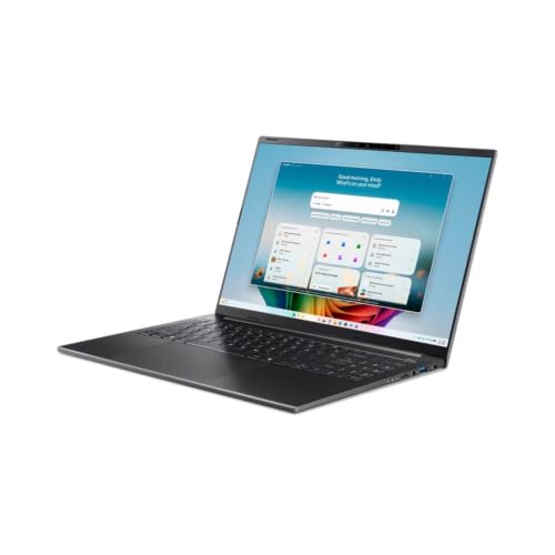 Image of Acer Swift Go 16 Laptop, 16 inch 120Hz WUXGA IPS Touchscreen, AMD Ryzen AI 9 465 10-Core, AMD Radeon 880M Graphics, 32GB LPDDR5 1TB SSD, Backlit Keyboard, WiFi 7, 5MP + IR Camera, Win11 Home