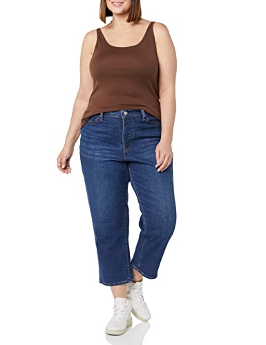 Image of Amazon Essentials Women's Slim-Fit Thin Strap Scoop Neck Tank Top