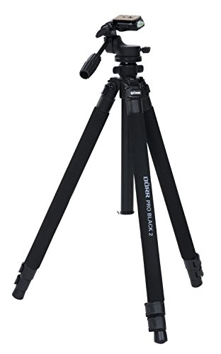 Dorr Pro Black 2 Tripod Inc Pan and Tilt Ball Head con Quick Release