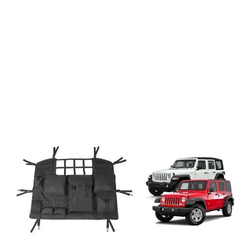 Rangement pour voiture sans encombrement : sac de coffre multi-poches pour Jeep Wrangler