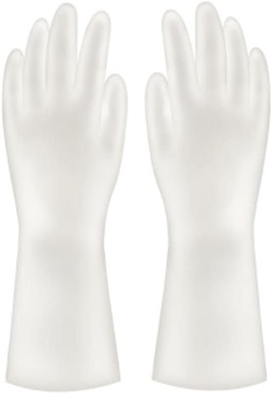 6 Pairs Waterproof Rubber Latex Dishwashing Gloves Kitchen Cleaning Housework Chores Tools