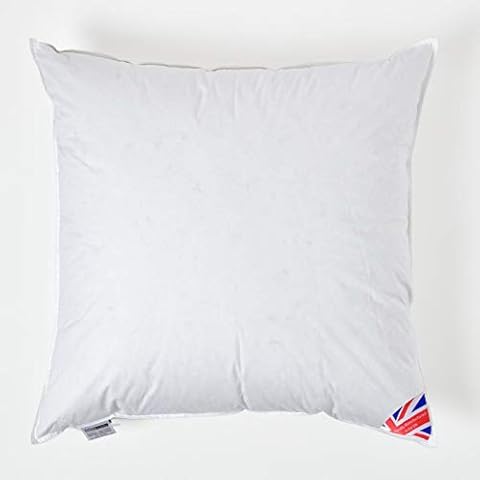 HOMESCAPES Duck Feather Cushion Pad 70 x 70 cm Cover