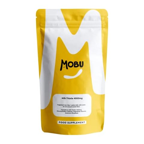 Milk Thistle 4000mg 120 Tablets | Max Strength 80% Silymarin | One a Day | Vegan UK Made | GMP Approved MOBU Cover