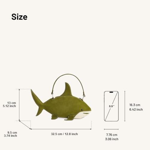 Image of JW PEI Women's Nerys Faux Suede Shark Look Top Handle Bag