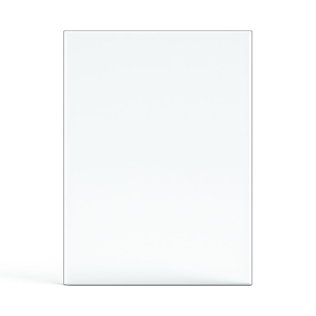 Feuercampus Funkenschutzplatte Glas Rechteck 120×110×0,6 cm ESG Kamin Bodenplatte hitzebeständig Schutzplatte Feuerstelle Ofenunterlage Sicherheitsglas Funkenschutz Kamin Glasplatte