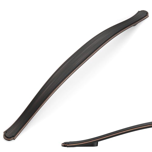 Image of Asidrama 10 Pack 7.5 Inch(192mm) Oil Rubbed Bronze Kitchen Cabinet Handles Cabinet Pulls Kitchen Cabinet Hardware for Cupboard Drawer Pulls