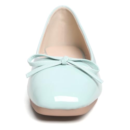 Image of Dear Time Women's Casual Foldable Ballet Flats Square Toe Ballerina Flats Shoes Comfortable