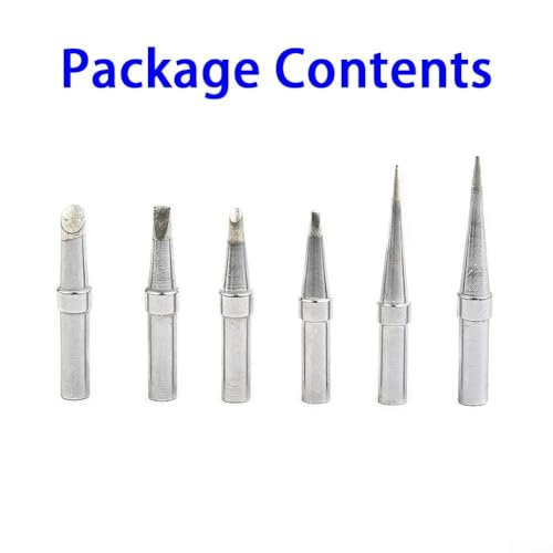 Image of 6 Pcs Replacement ET Soldering Iron Tips For Weller WE1010NA, WESD51, WES5051