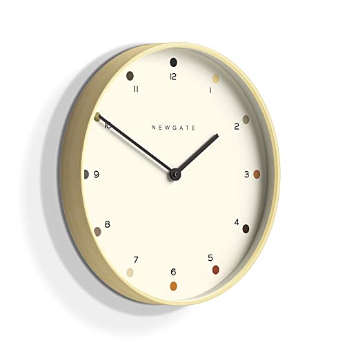 NEWGATE® Mr Clarke wall clock, Pale Plywood With Dot Dial - Image 2