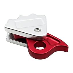 Sarini Agarrador y Freno de Cuerda,descensor autof...: Protección contra caídas,hecho de metal de alta resistencia,este anillo es irrompible y confiable para su seguridad. Ajusta fácilmente tu velocidad de ascenso usando la fricción con el freno,ya sea que estés ascendiendo o descendiendo. Dispositivo de...