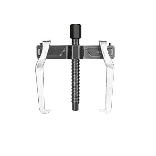 BILITOOLS 3" 2 Jaw Gear Puller, Small Bearing & Pulley Removal Tool, Internal External Reversible for Flywheel, Pulleys & Gears Wiper Arms