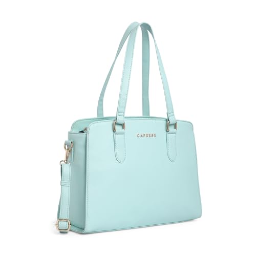 Image of Caprese Jolie Satchel Medium Bag for Women With Adjustable & Detachable Strap, Multiple Compartments & Zip Closure | Versatile Shoulder, Crossbody & Handheld Bag for Work,Travel & Everyday Use