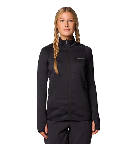 Columbia Women's Crystal Leaf Omni-Heat Helix Full Zip, Black, XX