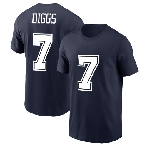 Trevon Diggs #7 Dallas Texas Football Cotton T-Shirt Jersey