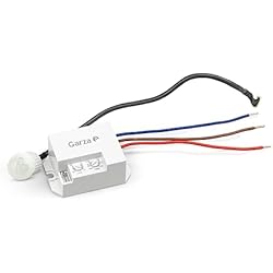 Sensor De Movimiento Rokonet Garza - Detector de Movimiento Infrarrojo Integrable, con ángulo de detección 360º