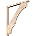 Ekena Millwork BKT0402X34X38BOA05SDF Balboa Block Smooth Bracket w/Offset Brace, Douglas Fir