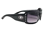 Georgia Bulldogs UGA Crystal Black Fashion Sunglasses S4JT