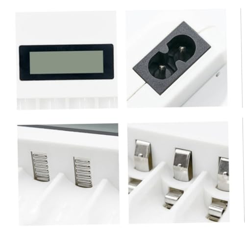 Cargador pilas AA AAA USB inteligente con pantalla LCD de carga rápida 6