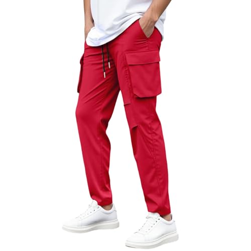 Pantalon jogging de travail homme style cargo militaire extensible et respirant