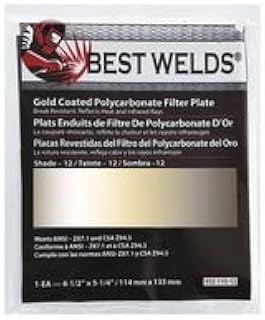 Gold Coated Filter Plate, Gold/12, 4.5 x 5.25, Polycarbonate (4 Pack)