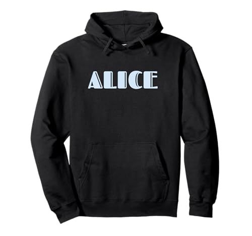 First Name Alice Vintage Art Deco Light Blue/Lavender Font �p�[�J�[