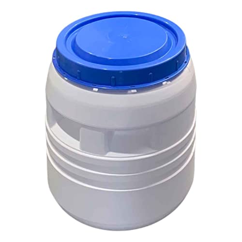 Tradineur - Bidón de plástico de 22 L de capacidad - Almacenamiento de alimentos - Apto para uso alimentario - Cierre hermético - Ref. 41135